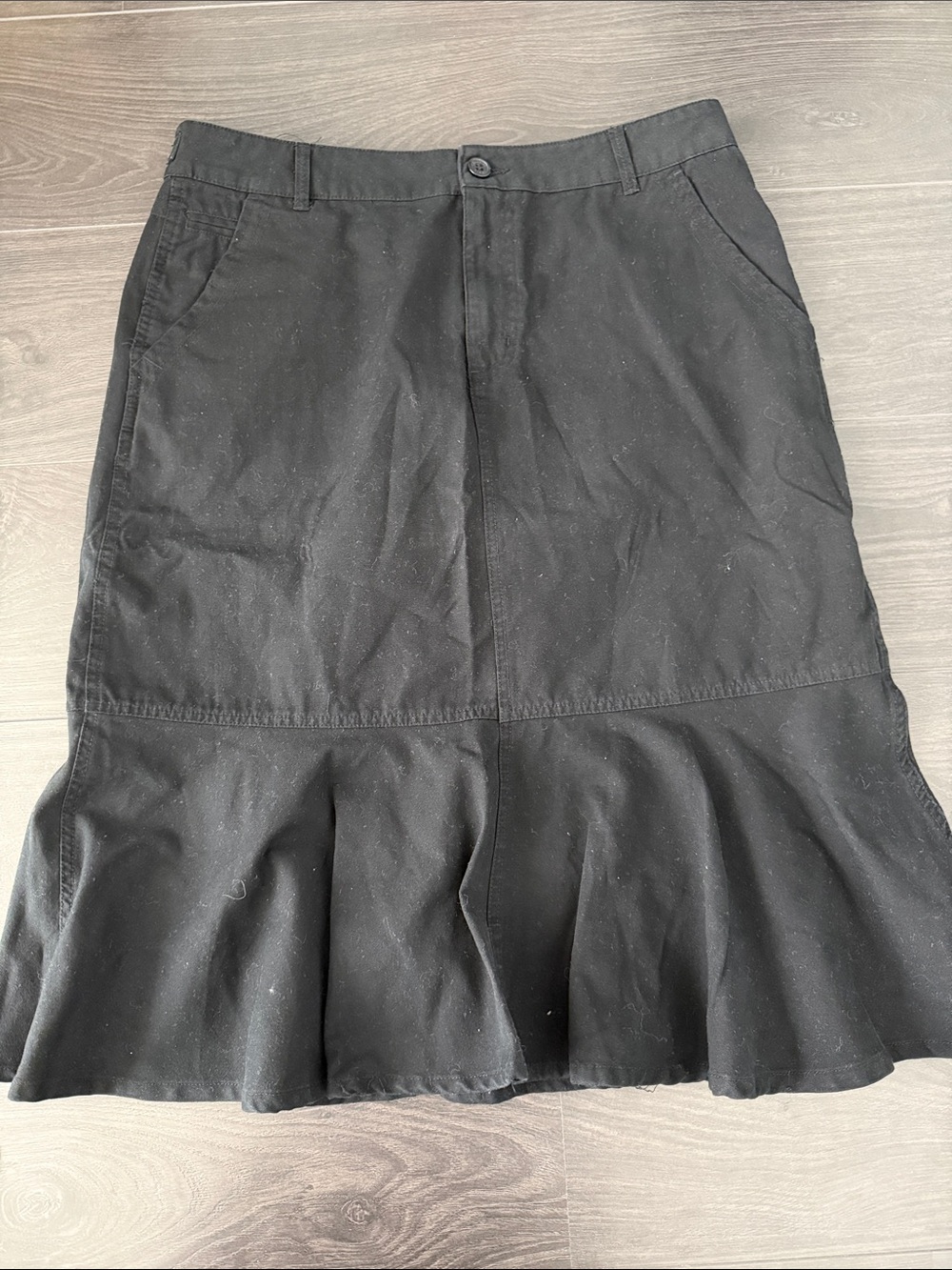 Jessica Sport - Women’s Black Flounce Hem Skirt